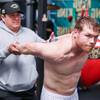 Saul Alvarez held an open training session 37