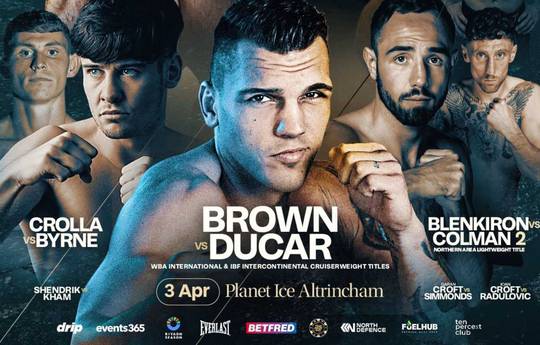 Pat Brown vs Vasil Ducár - Date, Start time, Fight Card, Location