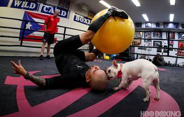 Cotto getting ready for the farewell duel (photo)