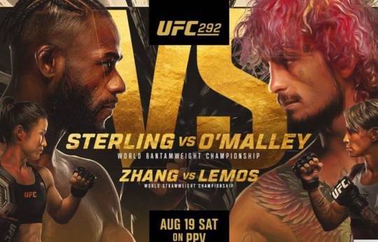 UFC 292. Sterling vs. O'Malley: tournament fight card