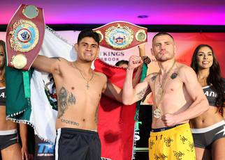 A que horas é Emanuel Navarrete vs Denys Berinchyk esta noite? Ringwalks, horário, ligações de transmissão