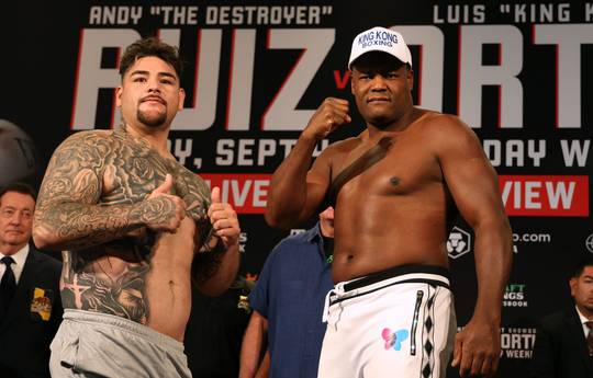 Ruiz and Ortiz make it to the weigh-ins