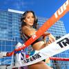 Charming ring-girls of Gvozdyk vs Ngumbu fight 21