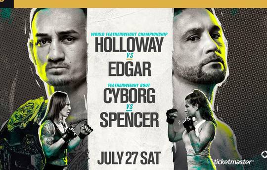 UFC 240 Holloway vs Edgar: где смотреть, ссылки на онлайн-трансляцию