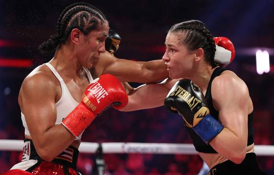 Taylor won against Serrano for the third time