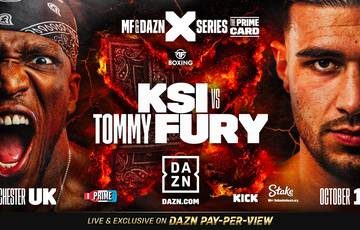 O combate entre KSI e Tommy Fury foi oficializado