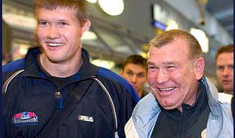 Александр Димитренко и его тренер