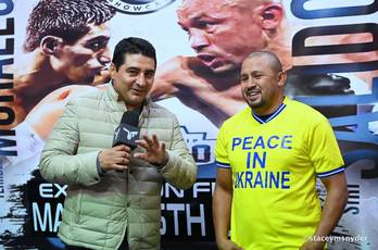 Morales and Salido held a press conference on the eve of the exhibition fight