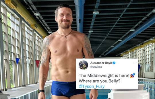 Usyk turned to Fury: “The middleweight is here! Where are you, pot-bellied?