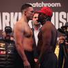 Chisora ​​and Parker were weighed 10