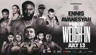 How to watch the Jaron Ennis vs David Avanesyan weigh in: Date, time, live stream