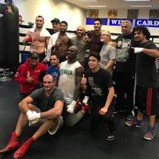 Kiladze trains at Freddie Roach gym