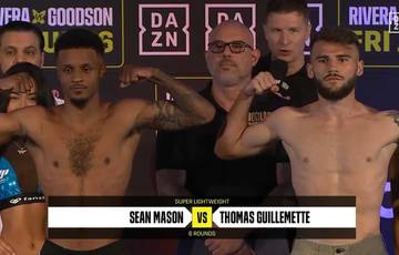 What time is Miy Sean Mason vs Thomas Guillemette tonight? Ringwalks, schedule, streaming links