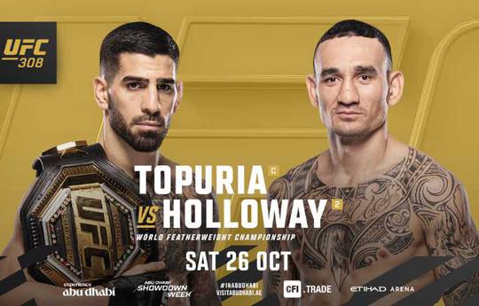 UFC 308. Топурія проти Голловея: кард турніру