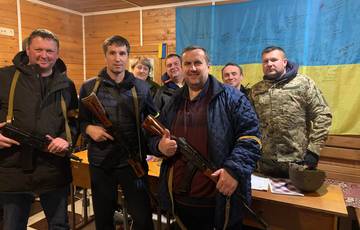 Sergey Dzinziruk ist bereit, sein Land mit Waffen zu verteidigen