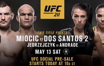 UFC 211:  Миочич – Дос Сантос. Прямая трансляция, где смотреть онлайн