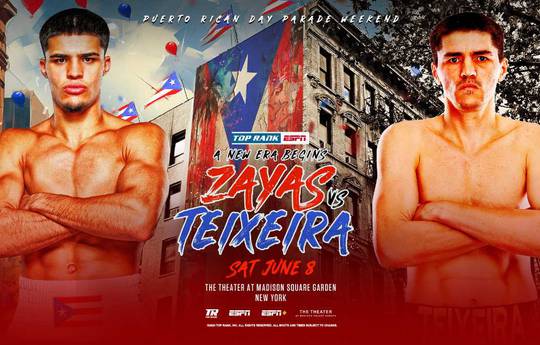 Xander Zayas vs Patrick Teixeira - Fecha, hora de inicio, Fight Card, Ubicación
