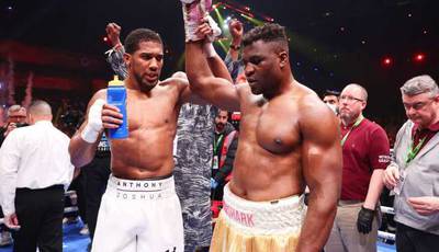 Hearn reacted to Ngannou's excuses after Joshua's defeat