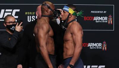 UFC 258 Усман против Бернса: фото с церемонии взвешивания