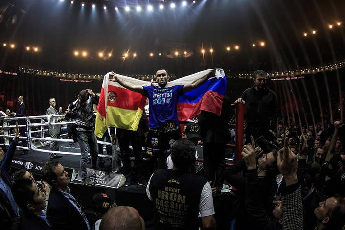 Gassiev proceeds to WBSS final at Bolshoi Ice Arena (photos)