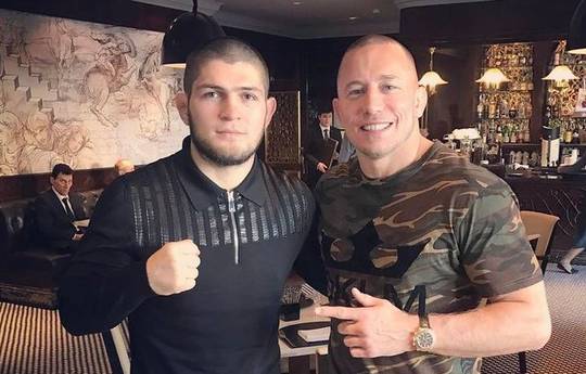 St. Pierre to come back if offered a fight against Khabib