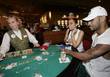 Диего Корралес со своей женой Мишель в казино Лас-Вегаса