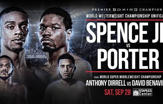 Spence vs Porter. Where to watch live