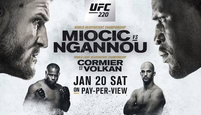 UFC 220: Miocic - Ngannou. Where to watch live