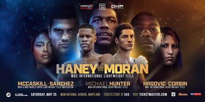 Haney vs Moran. Where to watch live