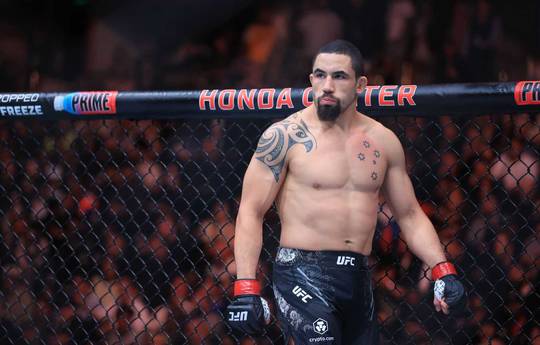 Whittaker reacted to the announcement of the fight with de Ridder