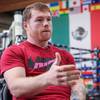 Saul Alvarez held an open training session 39