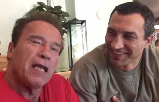 Arnold Schwarzenegger called Vitali Klitschko a genius