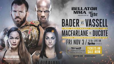 Bellator 186: Бейдер – Вассел. Прямая трансляция, где смотреть онлайн