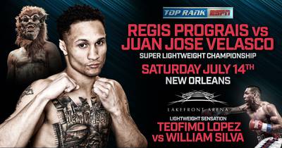 Prograis - Velasco. Where to watch live