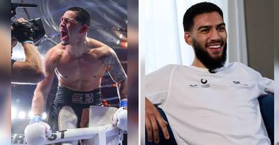 El boxeador invicto Hamzah Sheeraz desafía a la superestrella tras una sorprendente actuación: "Estoy listo"
