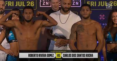 Hoe laat is Roberto Raul Rivera Gomez vs Carlos Andre Dos Santos Rocha vanavond? Ringoverzichten, schema, streaming links