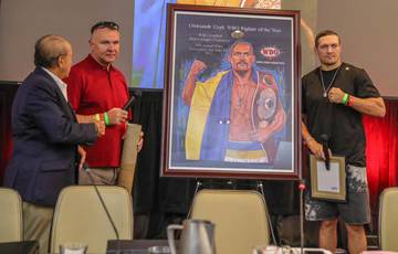 Usyk named WBO Boxer of the Year