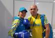 Татьяна Коб с тренером Сергеем Гордиенко на Олимпиаде 2016 в Рио