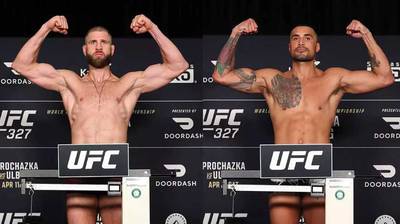 UFC 327 weigh-in results