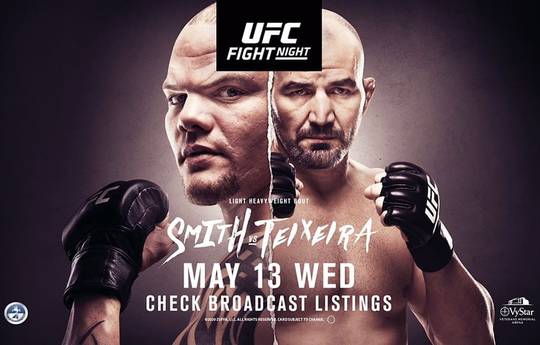 UFC Fight Night Смит vs Тейшейра: где смотреть, ссылки на трансляцию