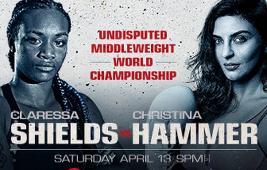 Shields vs Hammer. Where to watch live