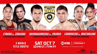 Bellator 300: смотреть онлайн, ссылки на трансляцию