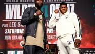 Wilder and Ortiz at the final press conference