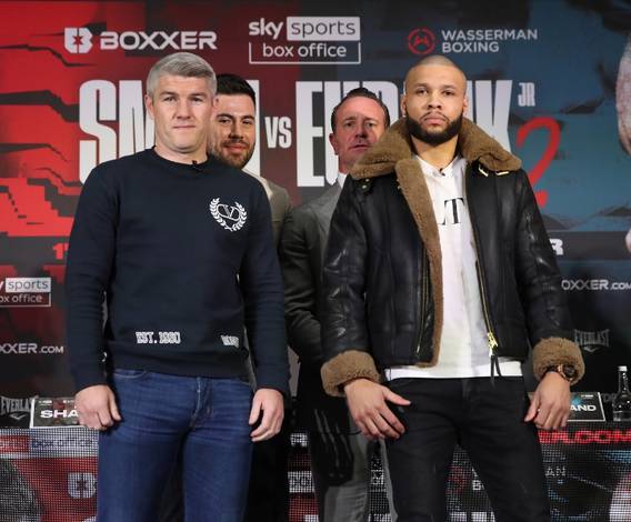Eubank Jr y Smith dan una rueda de prensa antes de la revancha