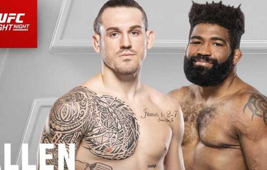 Allen has been found a new opponent to fight at UFC Fight Night 240