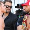 Alvarez and Saunders make weight 14