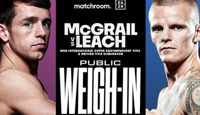Peter McGrail vs Marc Leach - Betting Odds, Prediction