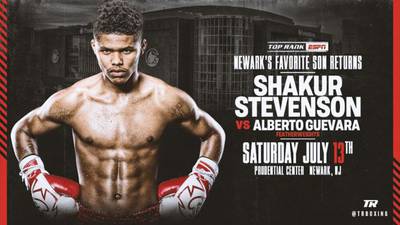 Stevenson vs Guevara. Where to watch live