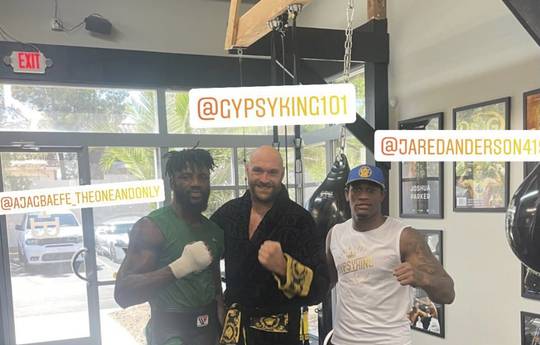 Jared Anderson on sparring with Tyson Fury