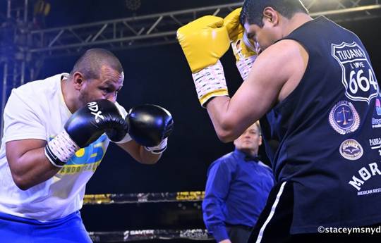 Morales and Salido had an exhibition fight (photo)